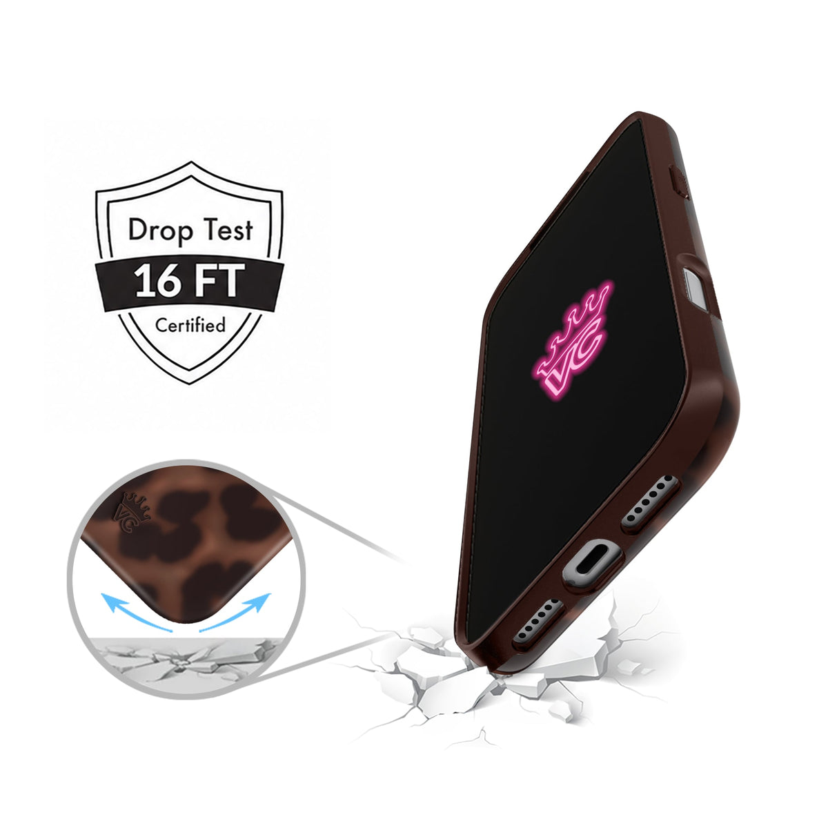 It Girl Leopard iPhone Case