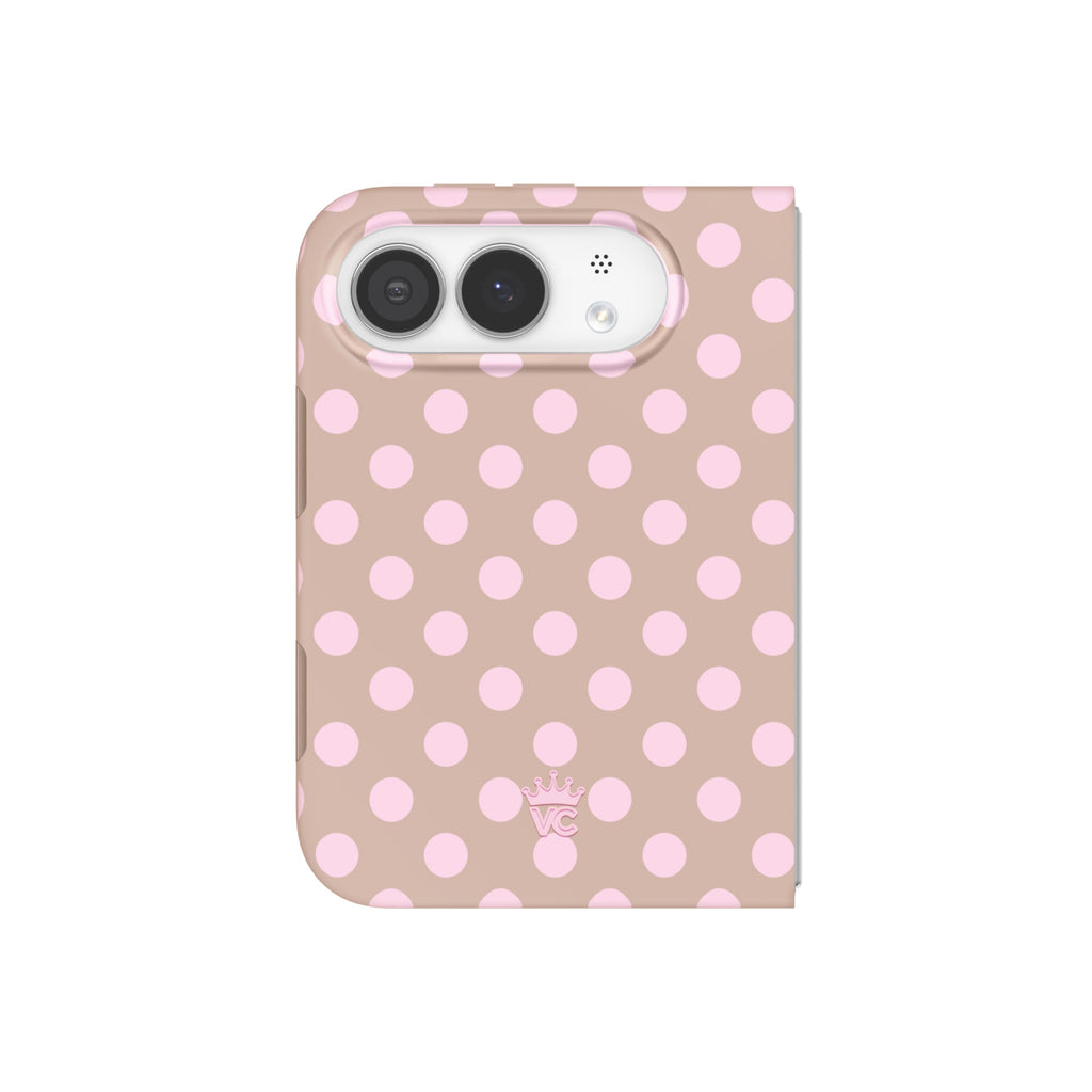Brown Sugar Polka Dot iPhone Case