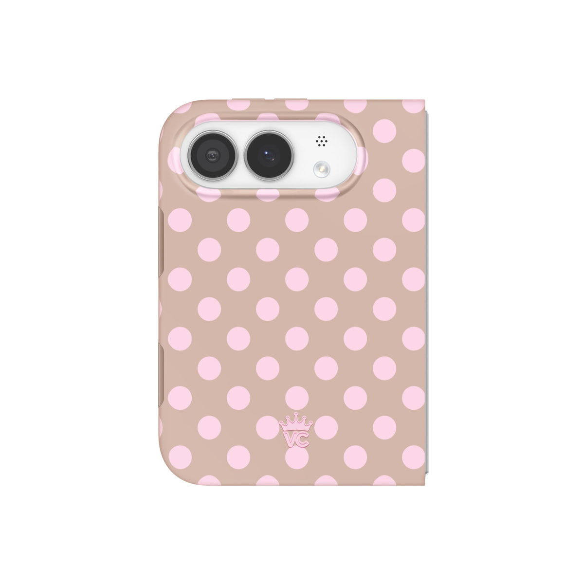 Brown Sugar Polka Dot iPhone Case
