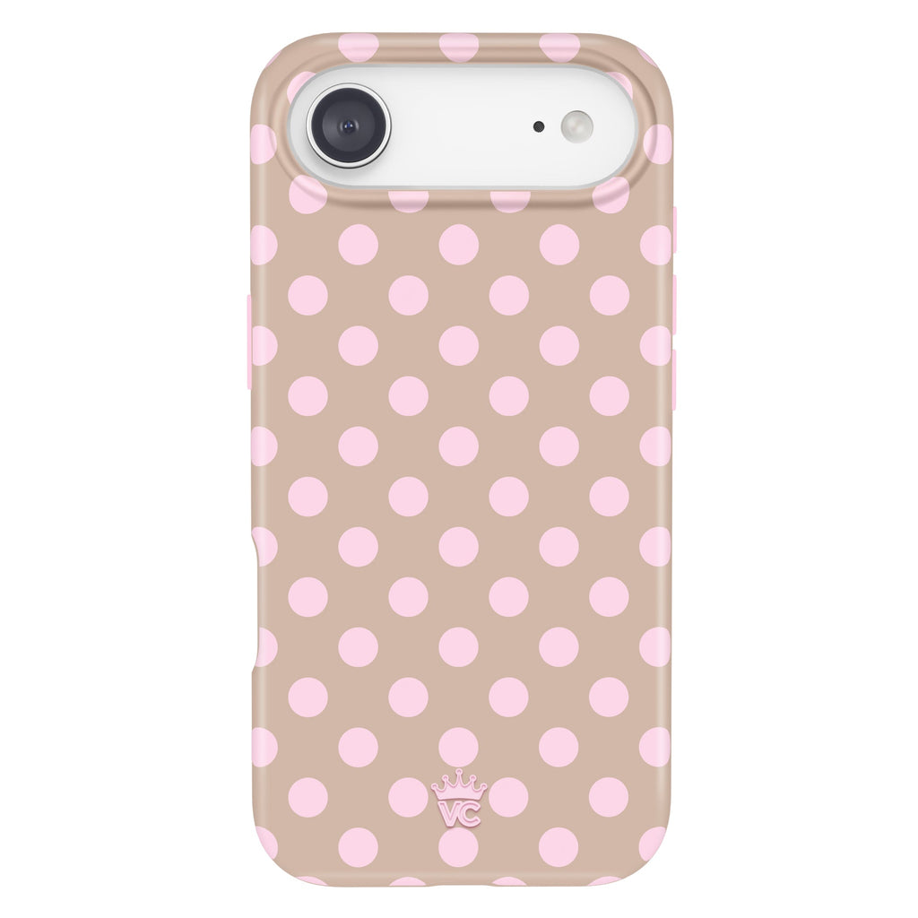 Brown Sugar Polka Dot iPhone Case