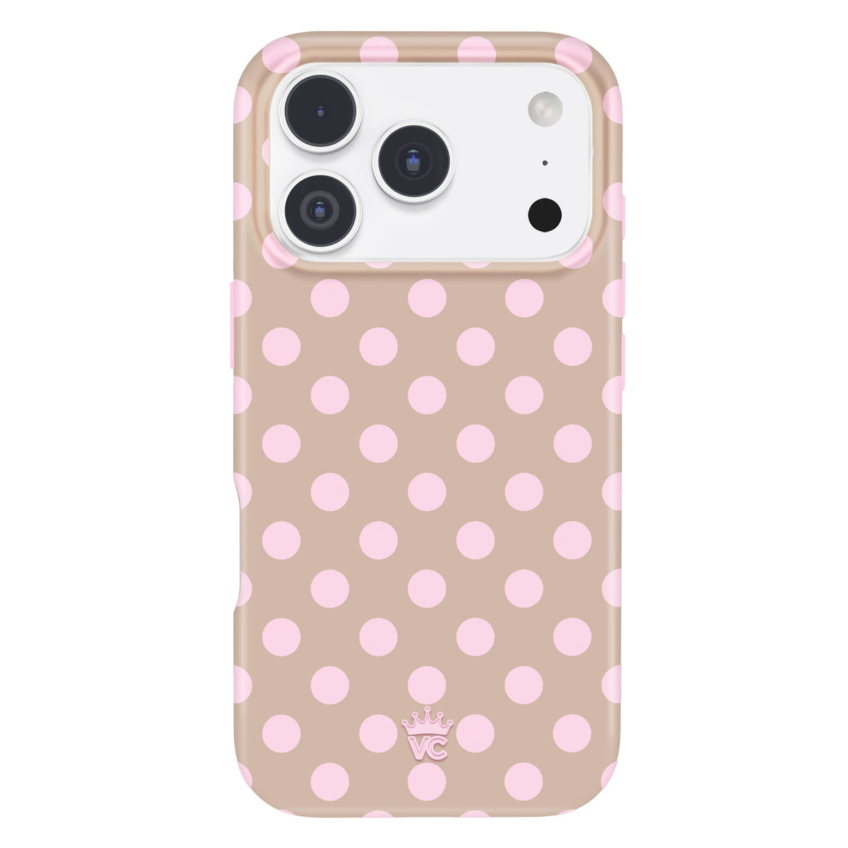 Brown Sugar Polka Dot iPhone Case