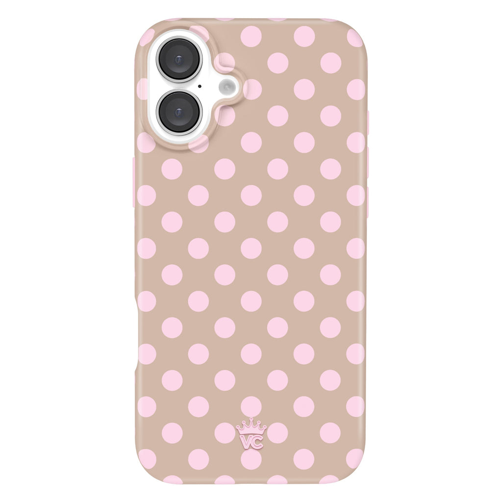 Brown Sugar Polka Dot iPhone Case
